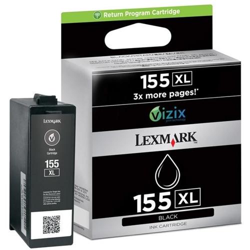 Lexmark-155XL-14N1619E-Inktcartridge-Zwart-1-1-1-1